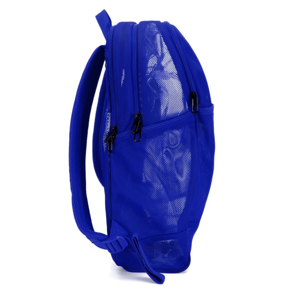 blue nike mesh backpack