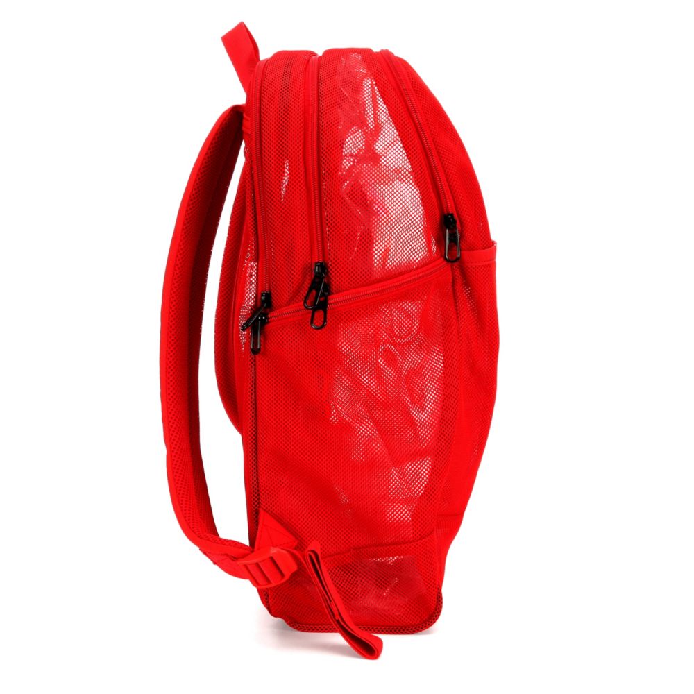 Nike brasilia discount mesh backpack red