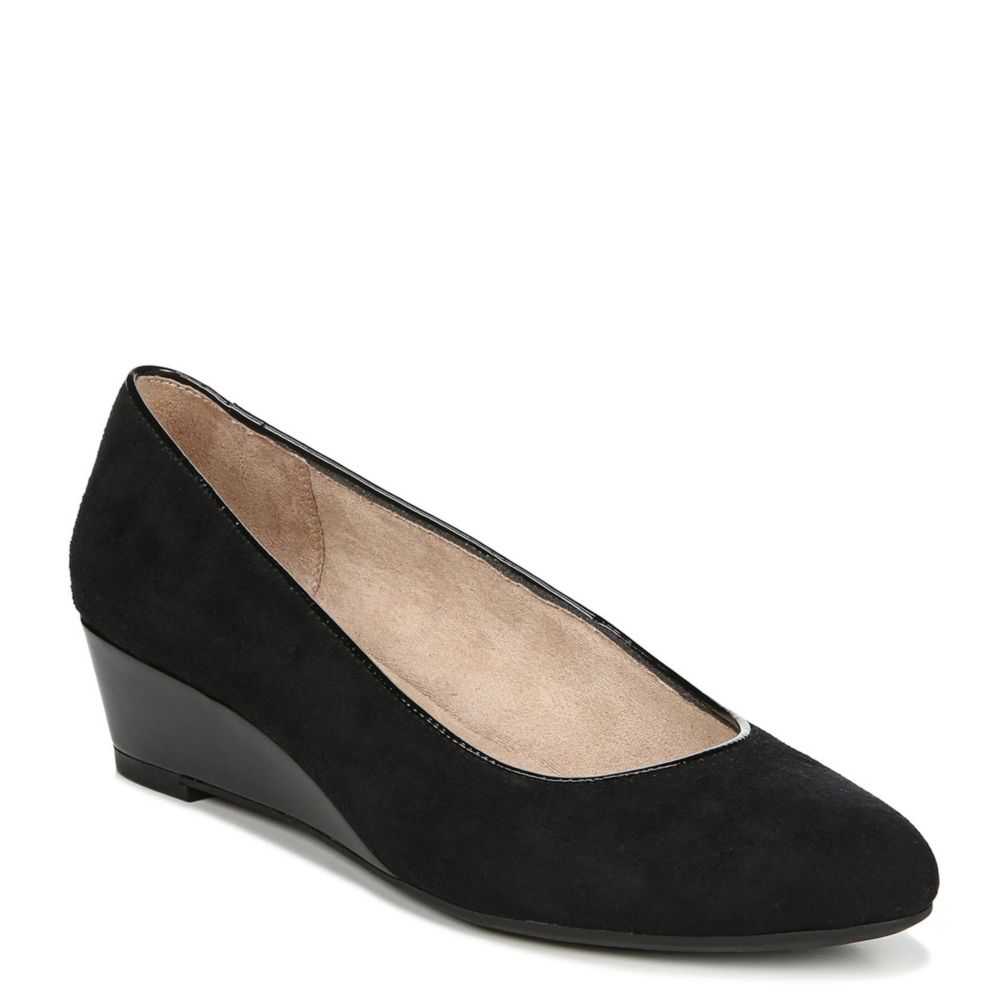 lifestride wedges black