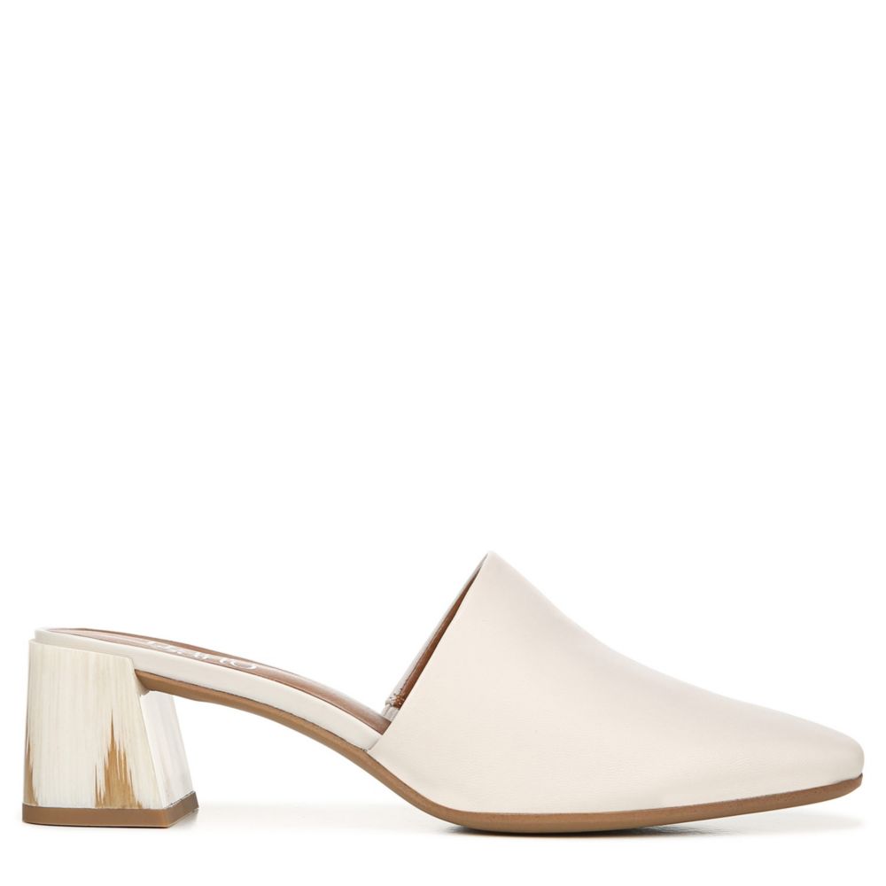 franco sarto white mules