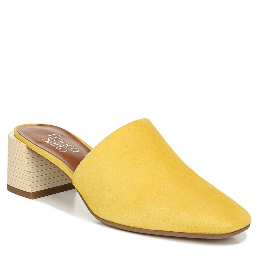 franco sarto leather mules