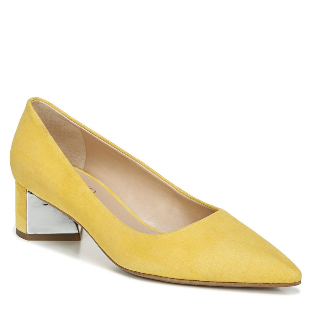 franco sarto yellow shoes