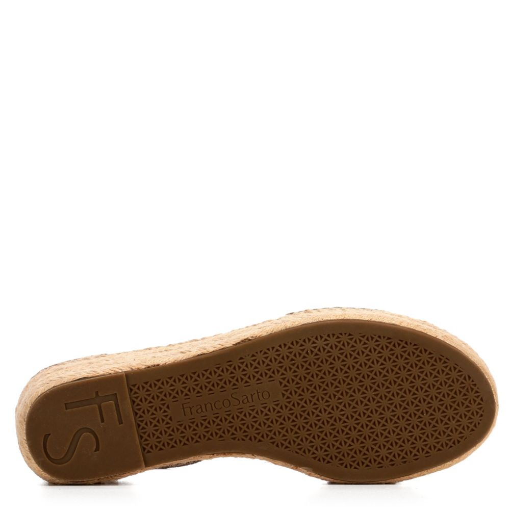 FRANCO SARTO Womens Pela Espadrille Wedge Sandal - TAUPE