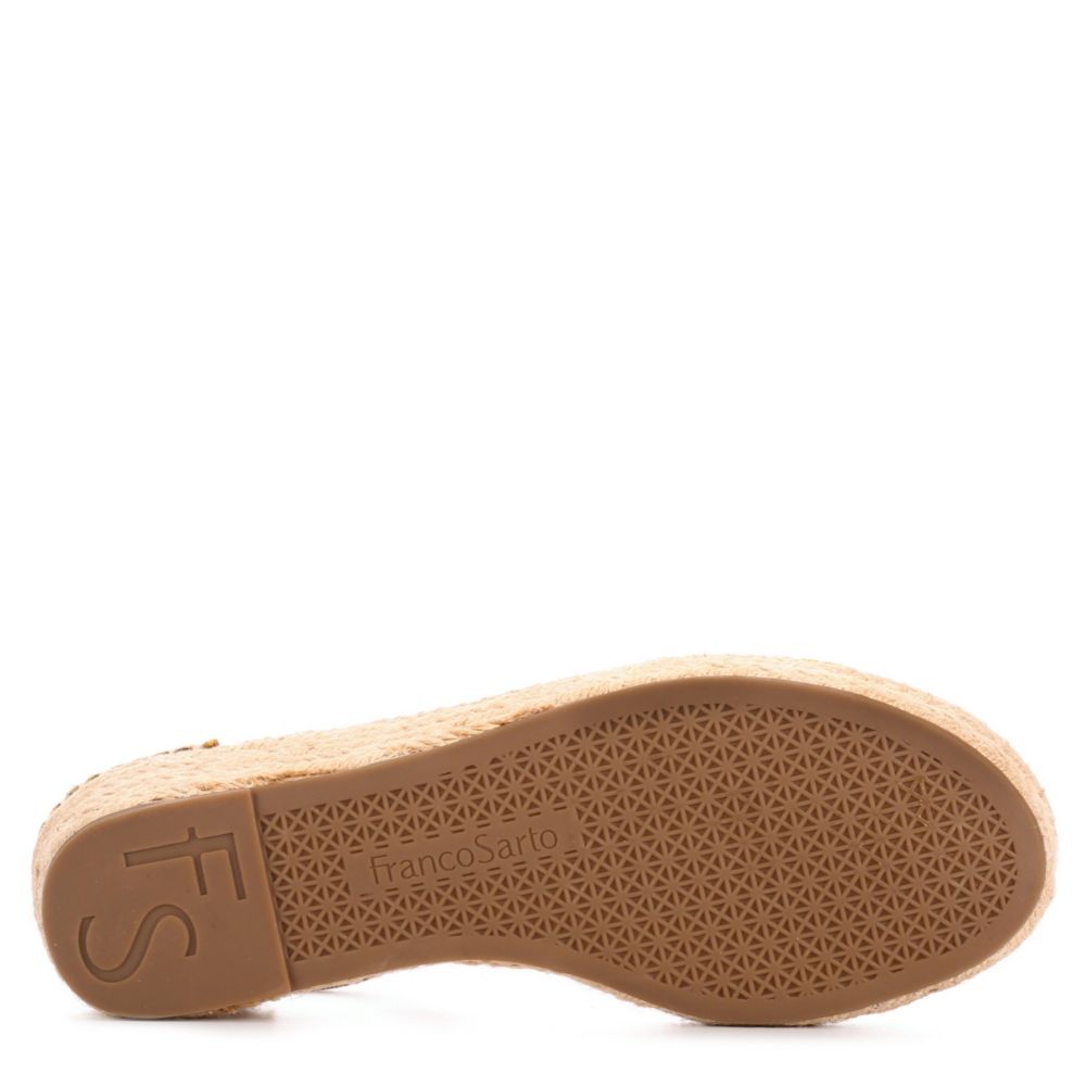 franco sarto yellow wedge