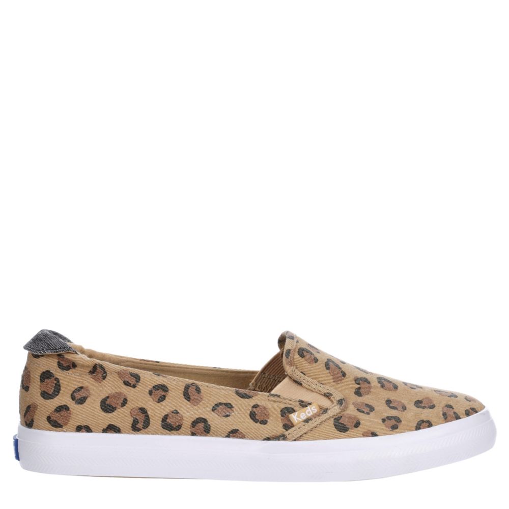 keds leopard print slip ons