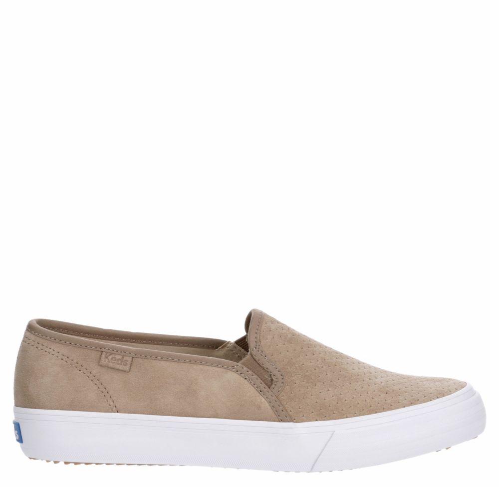 keds double decker slip on taupe