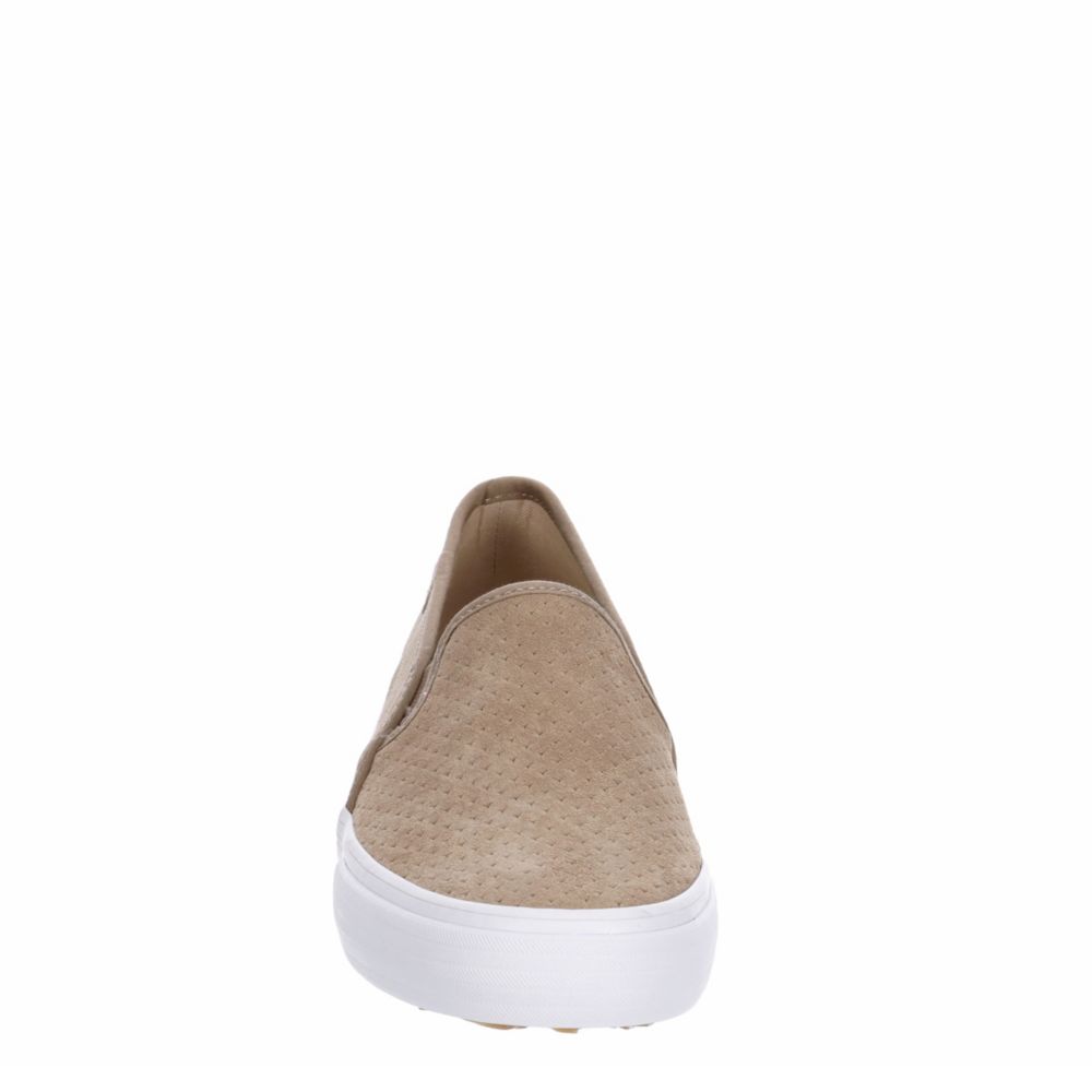 KEDS Womens Double Decker Slip On Sneaker - TAUPE