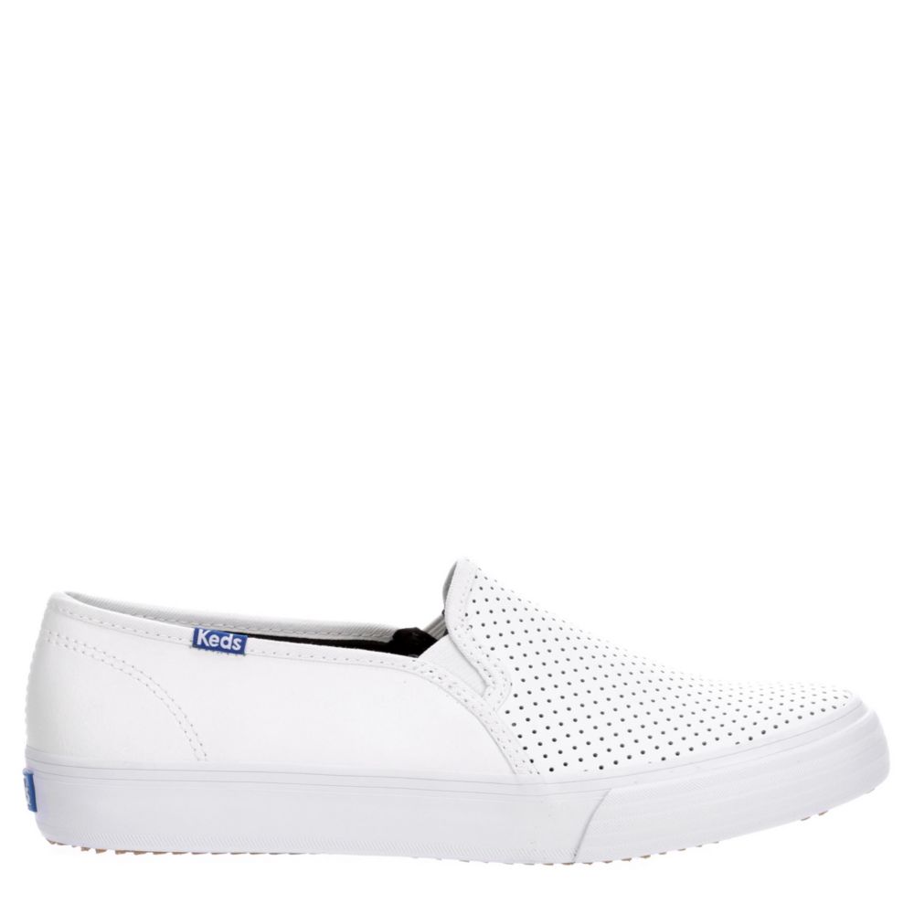 keds double decker washed leather pale pink