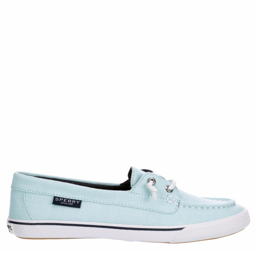 sperry lounge away white