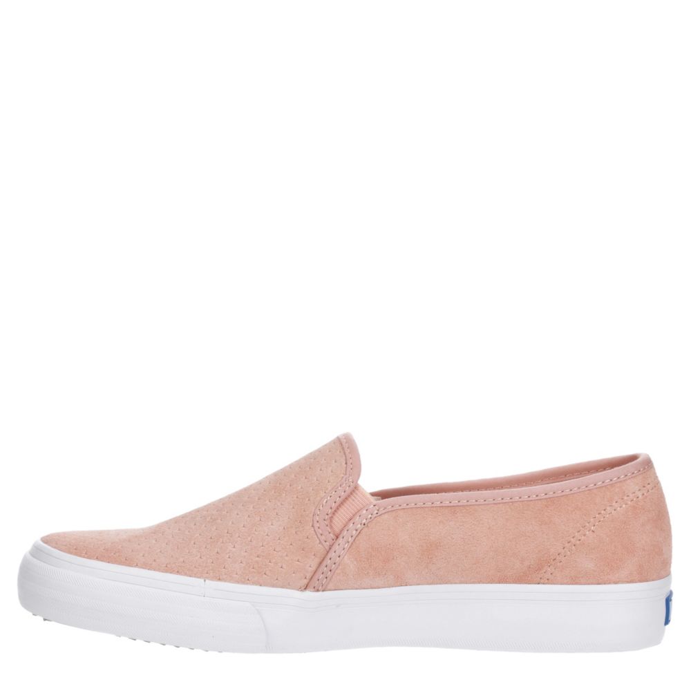 KEDS Womens Double Decker Slip On Sneaker - PALE PINK