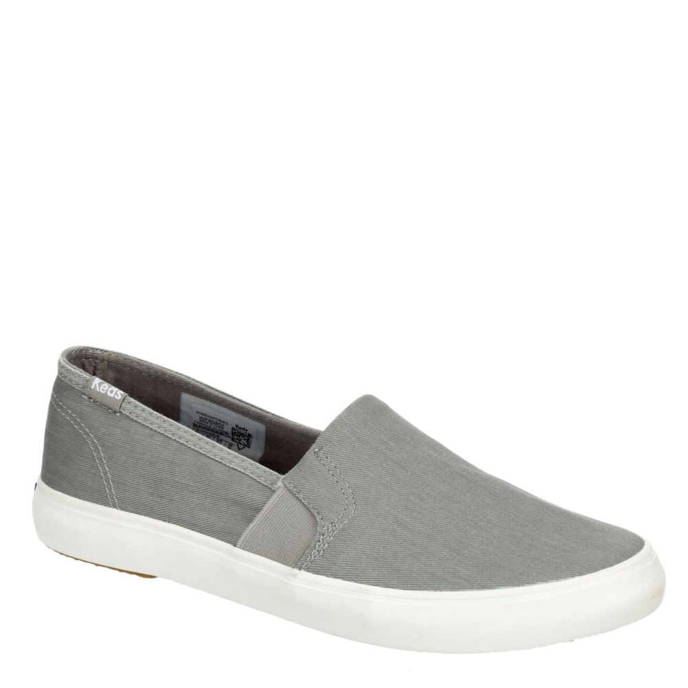 Grey Keds Womens Clipper Slip On Sneaker | Womens | Off Broadway Shoes