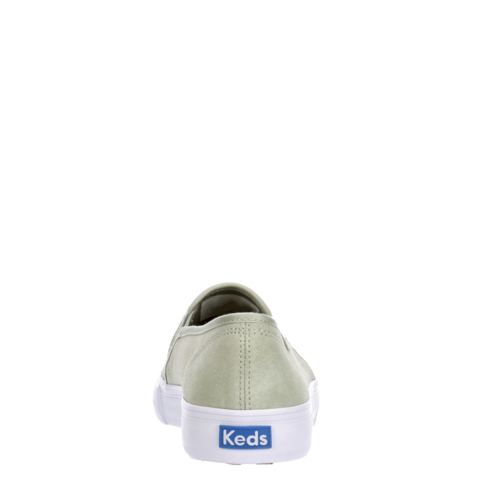 KEDS Womens Double Decker Slip On Sneaker - PALE GREEN