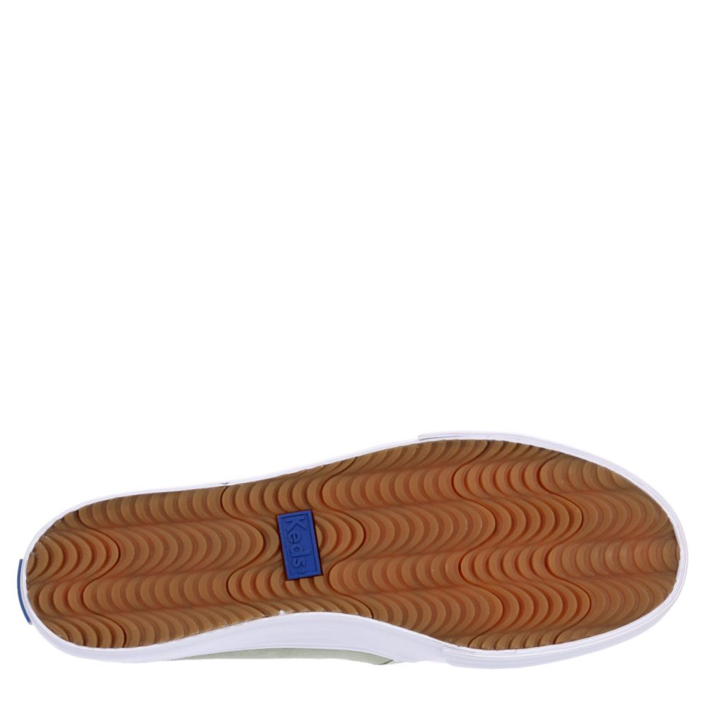 KEDS Womens Double Decker Slip On Sneaker - PALE GREEN