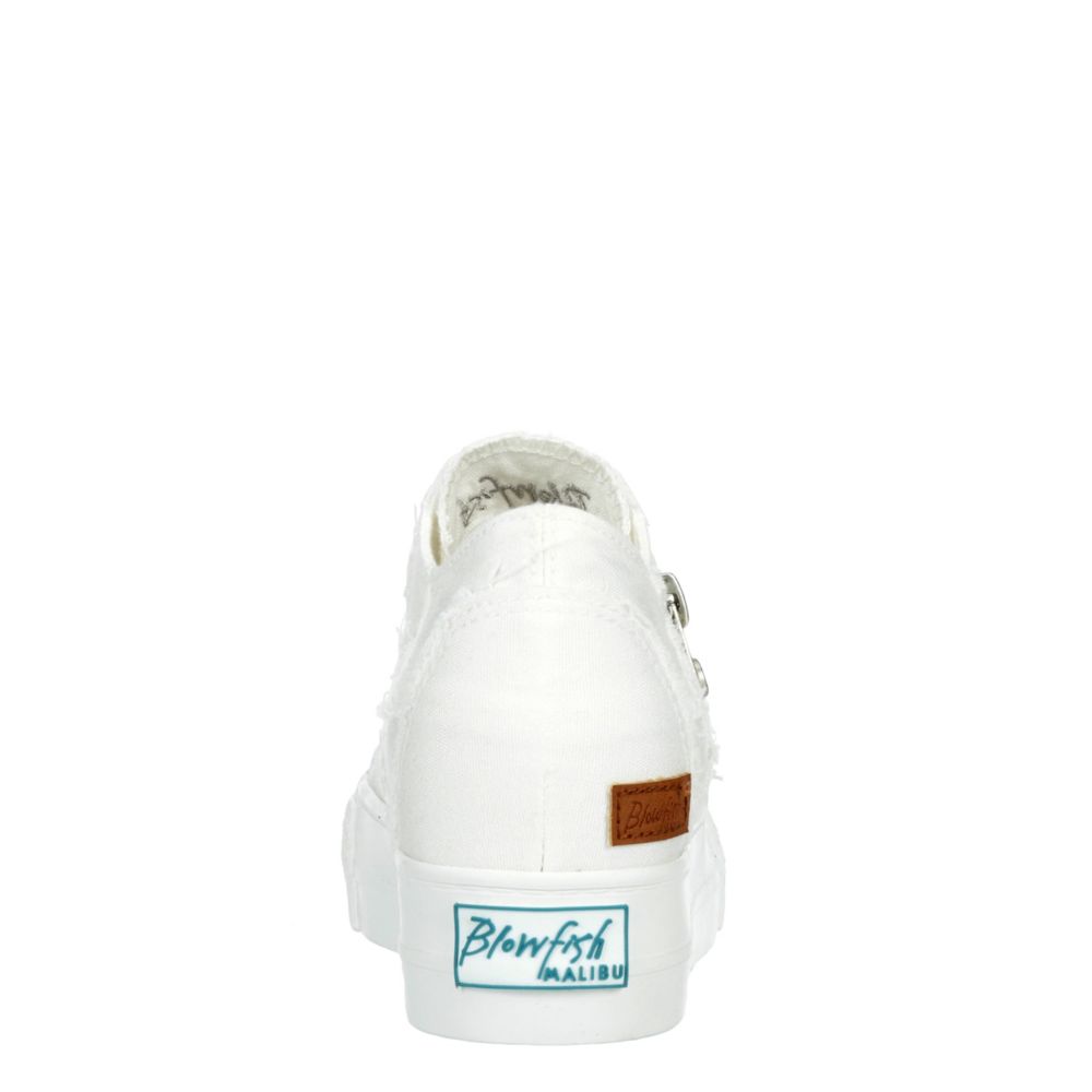 white wedge slip on sneakers