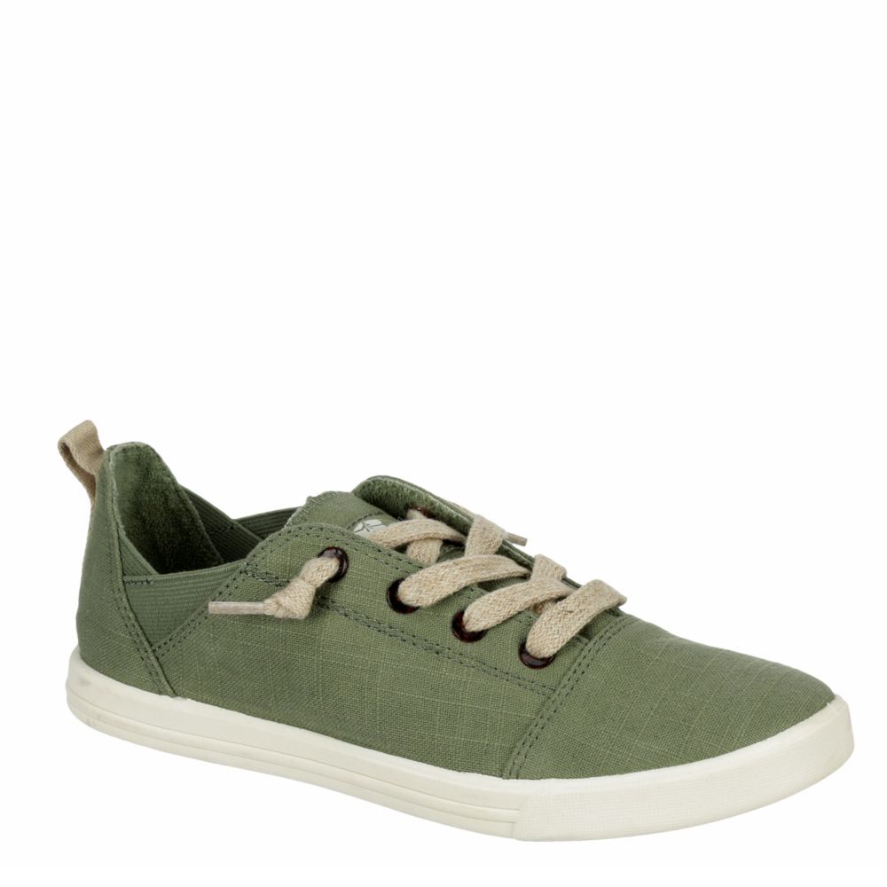 olive slip on sneakers