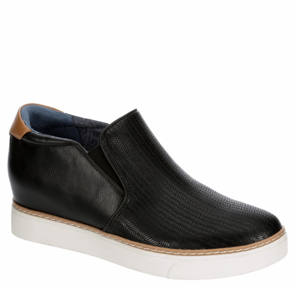 dr scholl's suri suede wedge sneaker