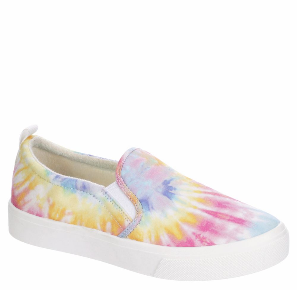 SKECHERS Womens Poppy - Hippie Hype Slip On Sneaker - WHITE