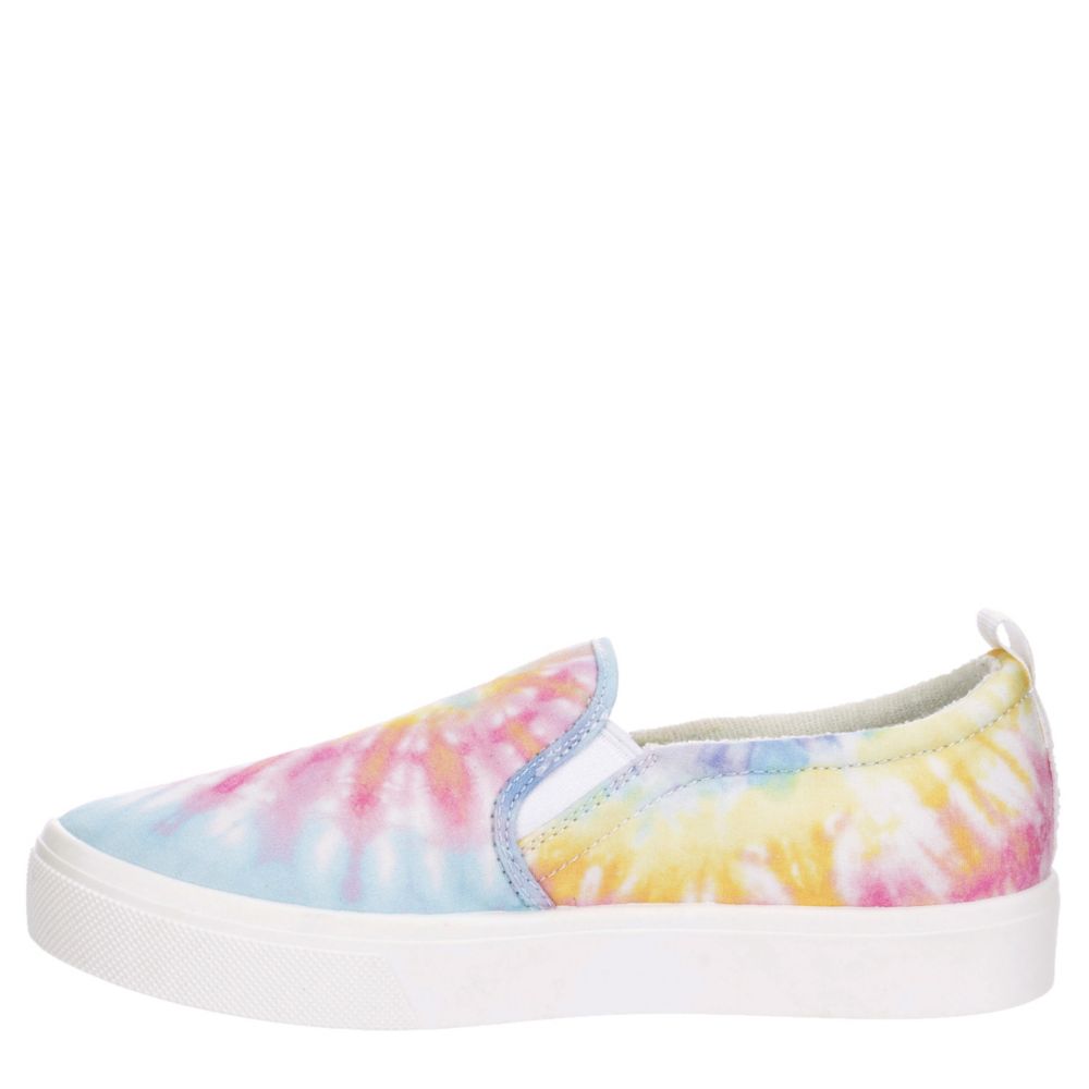 SKECHERS Womens Poppy - Hippie Hype Slip On Sneaker - WHITE