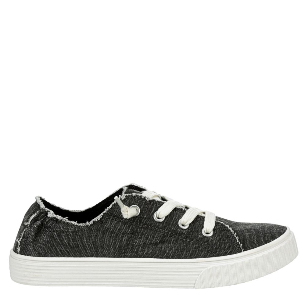 madden girl black slip on sneakers