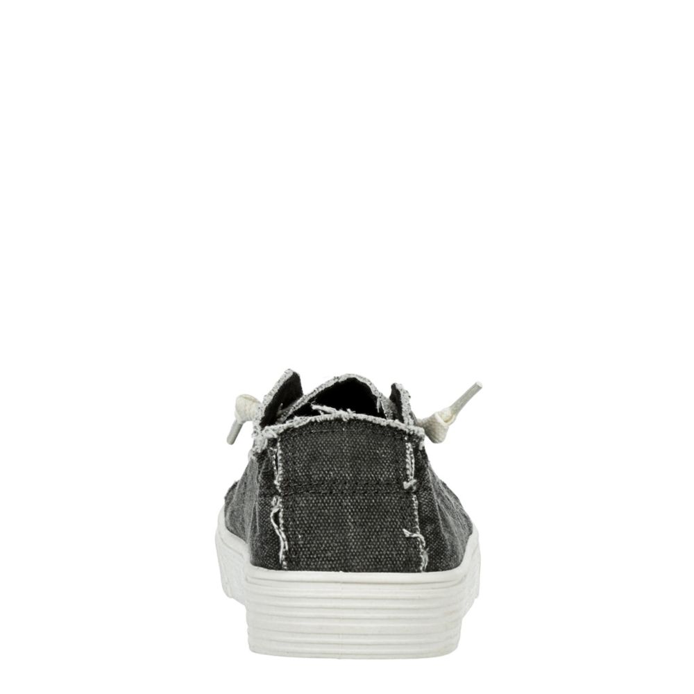 madden girl black slip on sneakers
