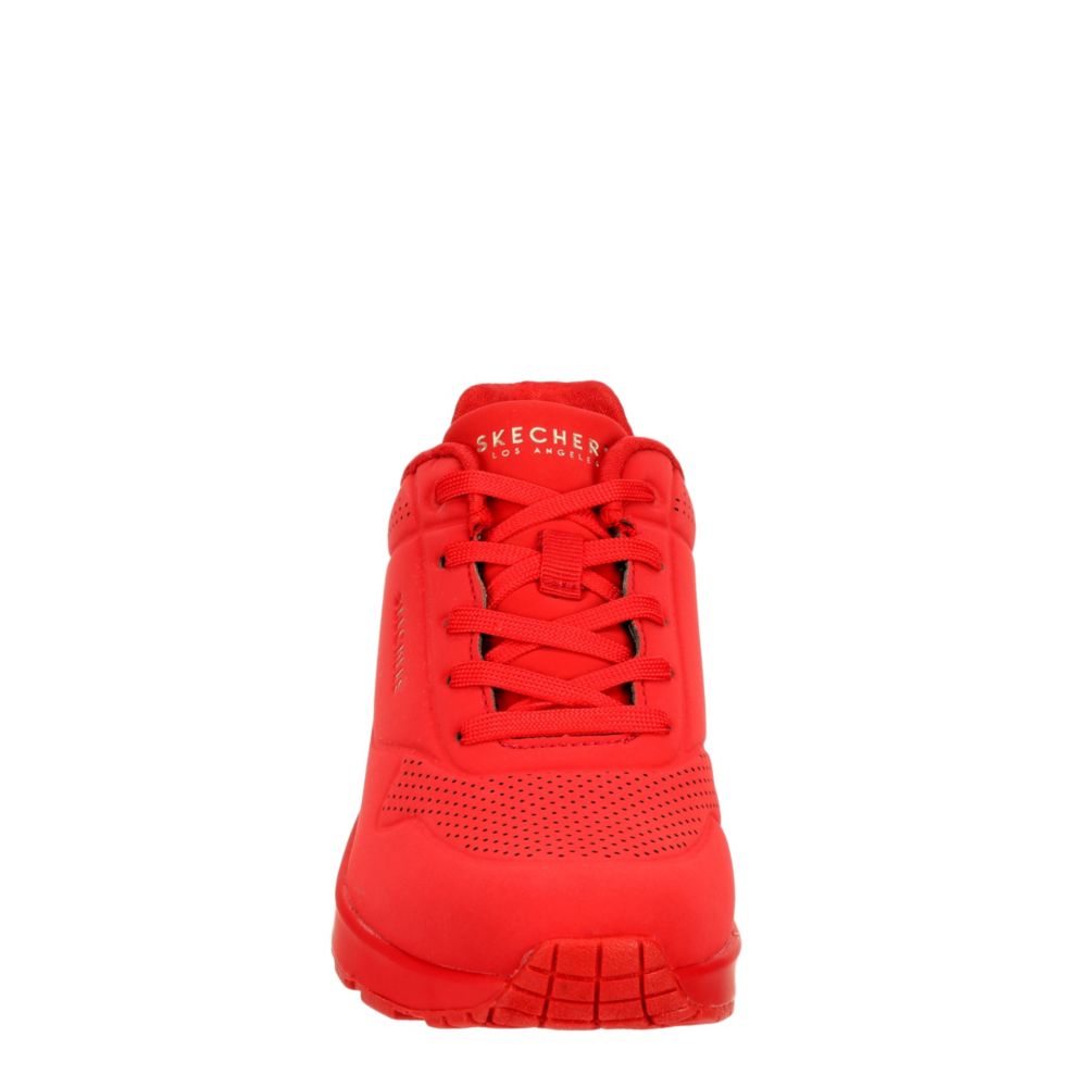 SKECHERS Womens Uno-stand On Air Sneaker - RED