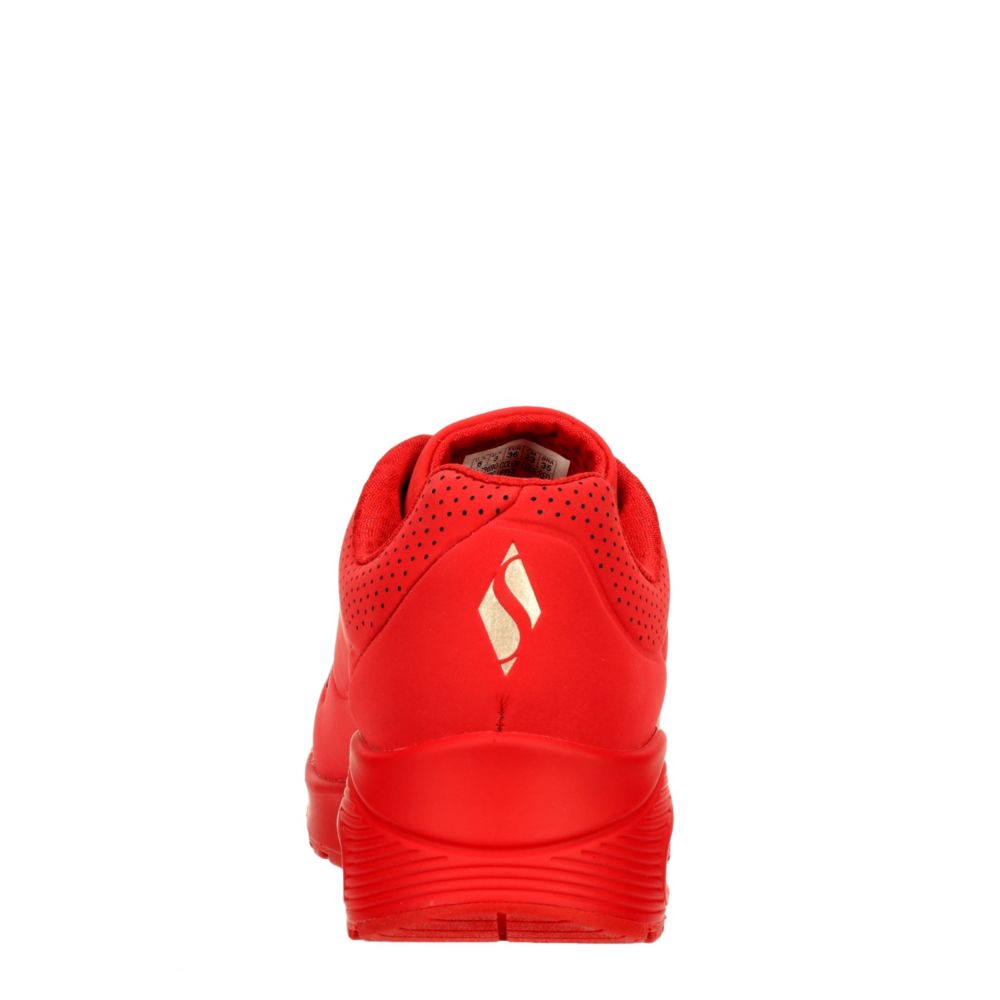SKECHERS Womens Uno-stand On Air Sneaker - RED