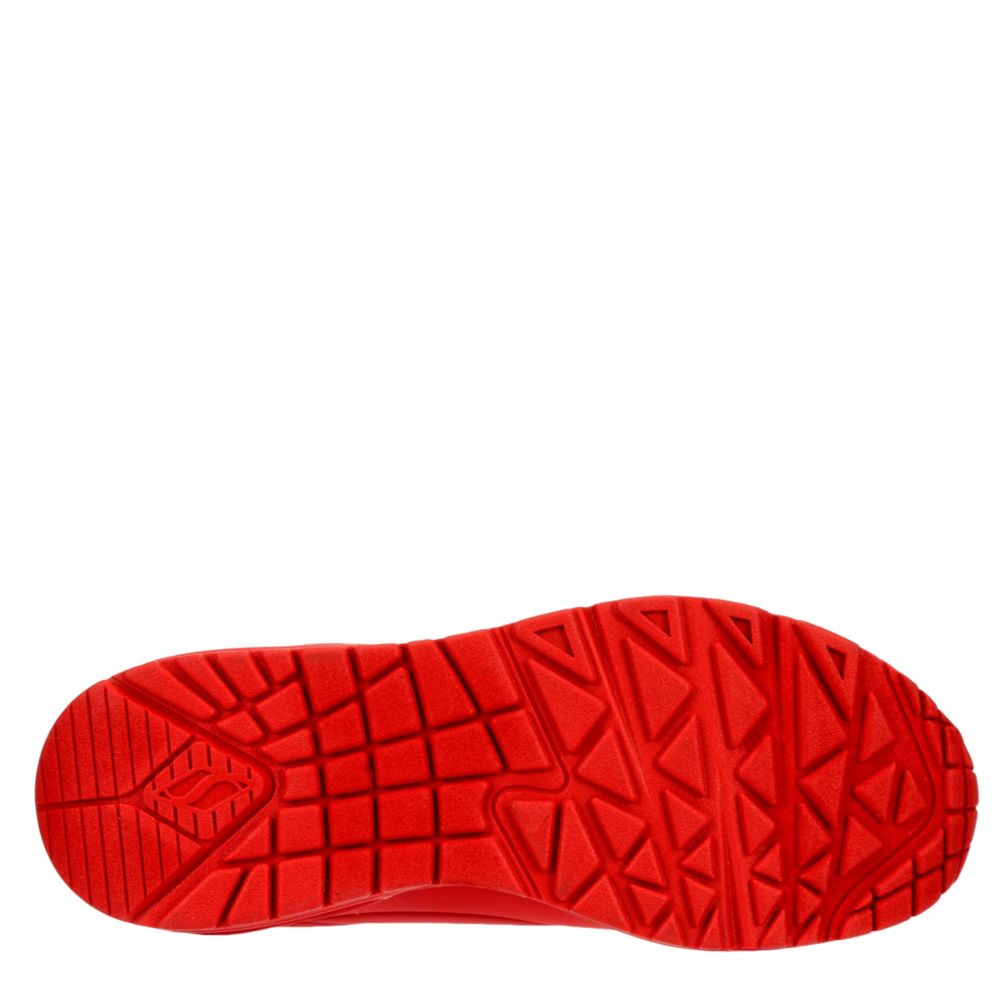 SKECHERS Womens Uno-stand On Air Sneaker - RED