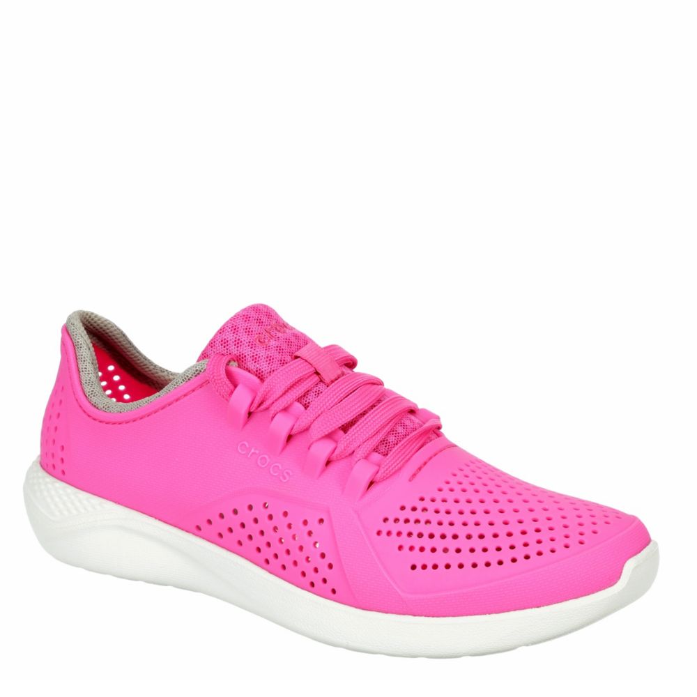 bright pink womens sneakers