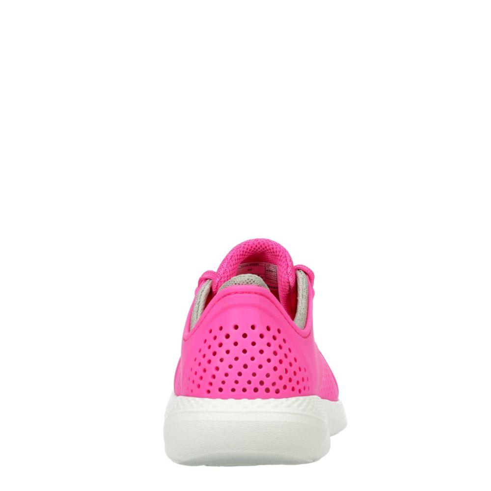 Bright Pink Crocs Womens Literide Pacer | Casual | Off Broadway Shoes