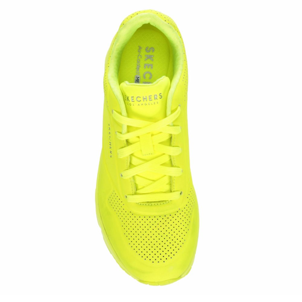 SKECHERS Womens Uno-neon Nights Sneaker - NEON