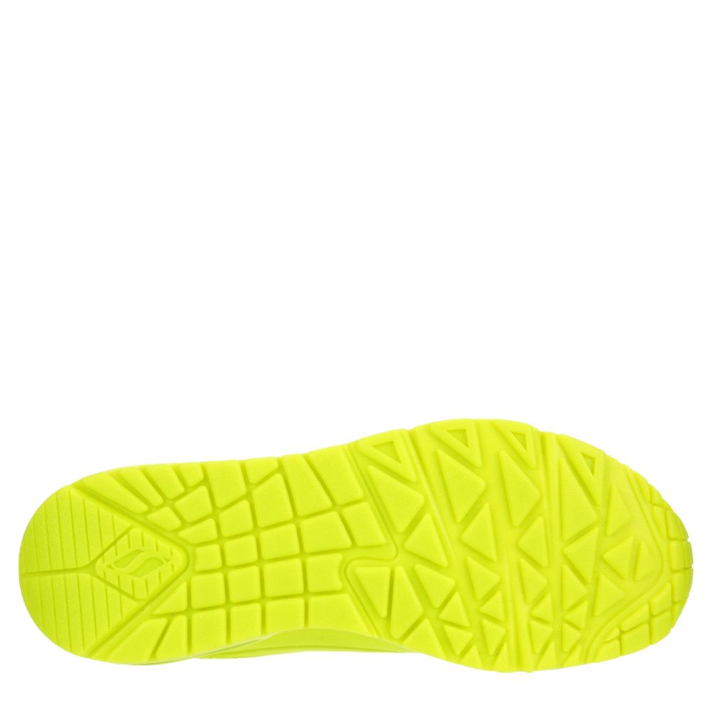 SKECHERS Womens Uno-neon Nights Sneaker - NEON