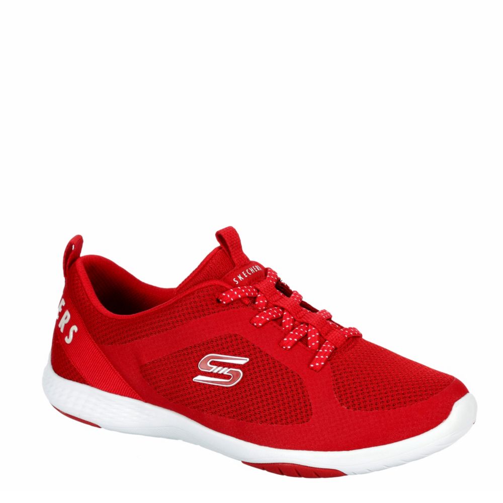 womens red sneakers
