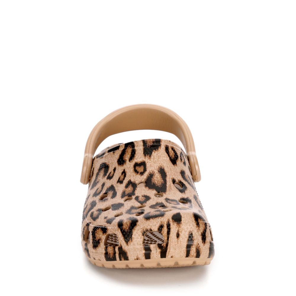 CROCS Womens Classic Clog - LEOPARD
