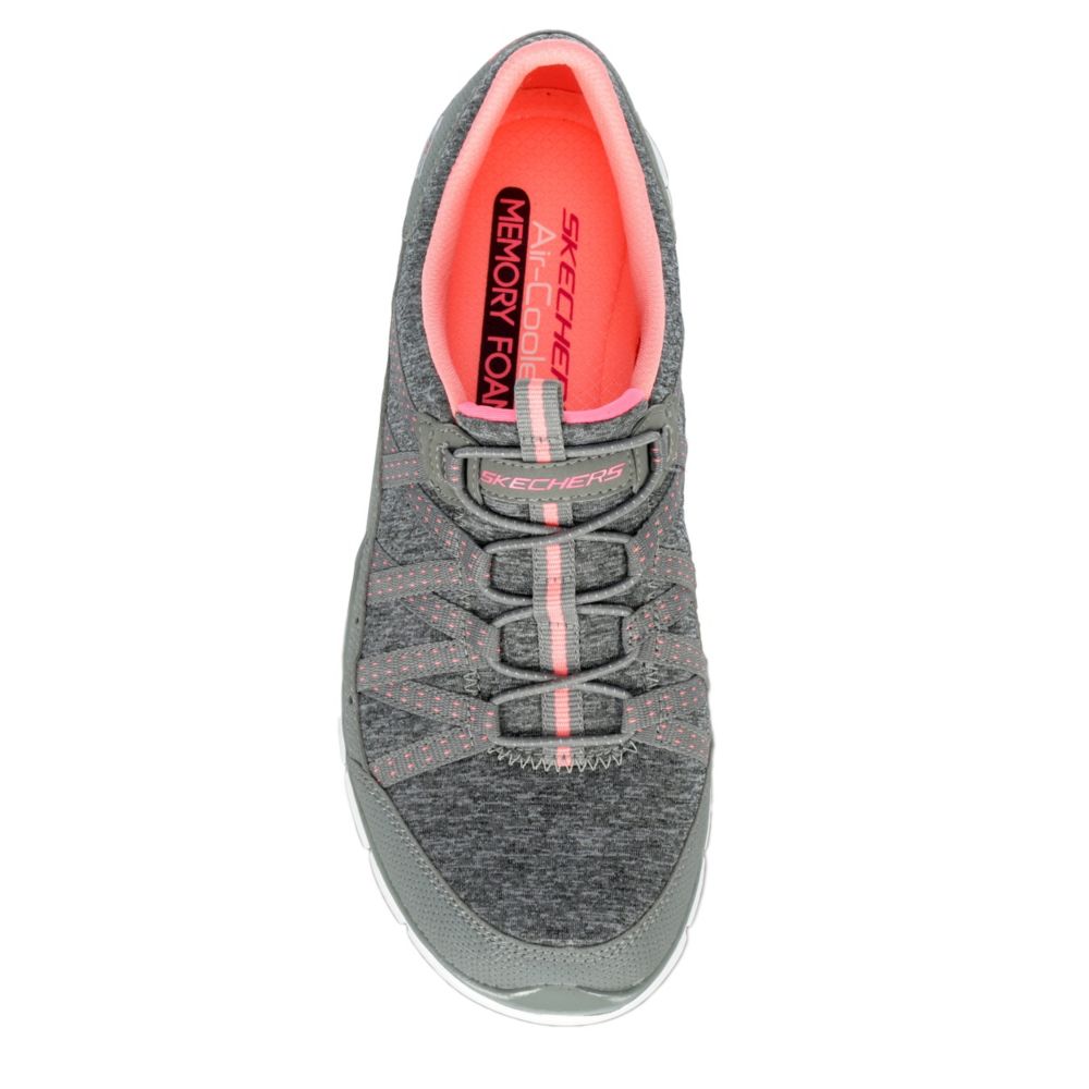 grey skechers womens
