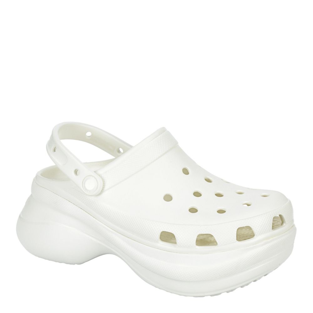 womens classic crocs white