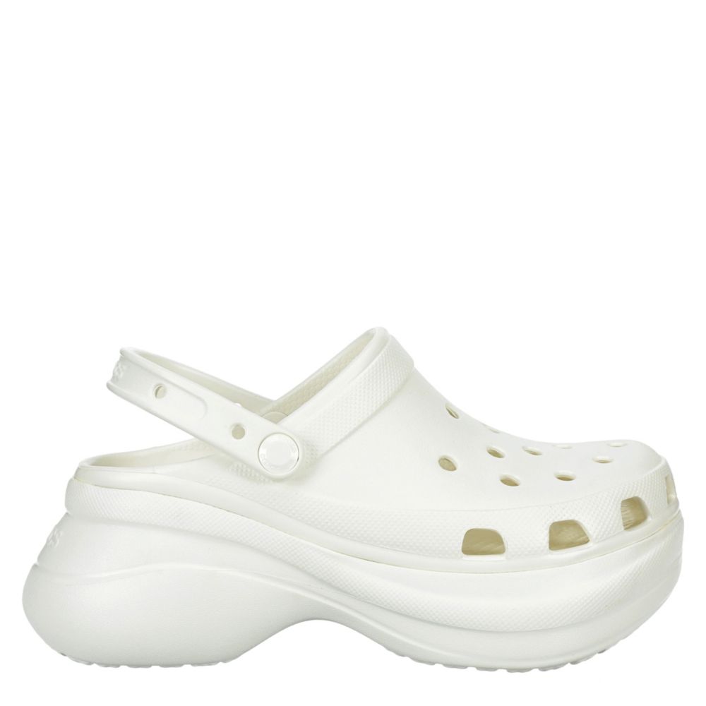 white shoes crocs