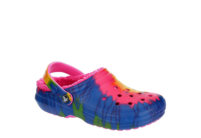 Tie-dye Crocs Unisex Classic Lined Clog | Mens | Off Broadway Shoes