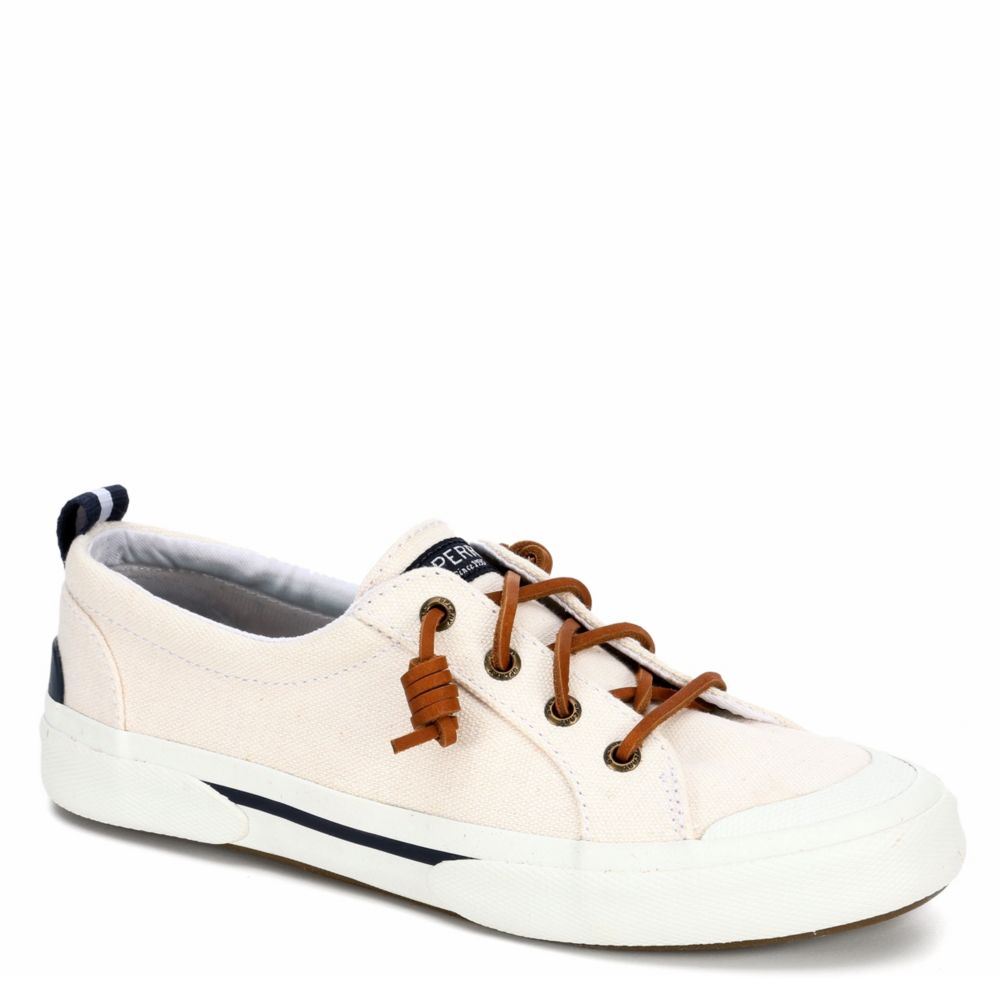 sperry white slip on