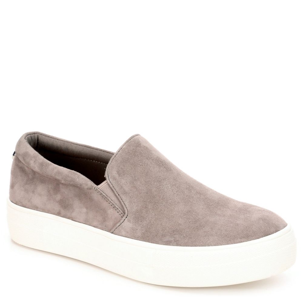 steve madden slip on grey