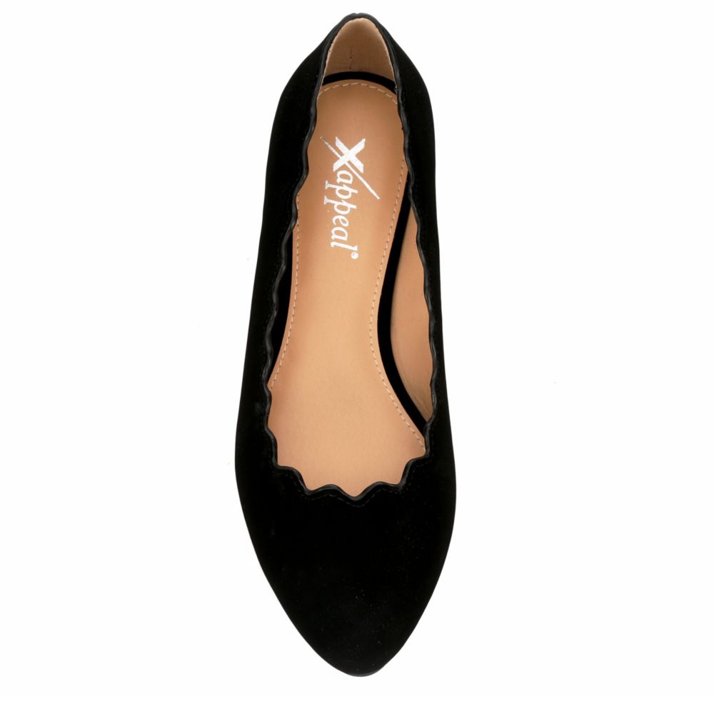 XAPPEAL Womens Amanda Flat - BLACK