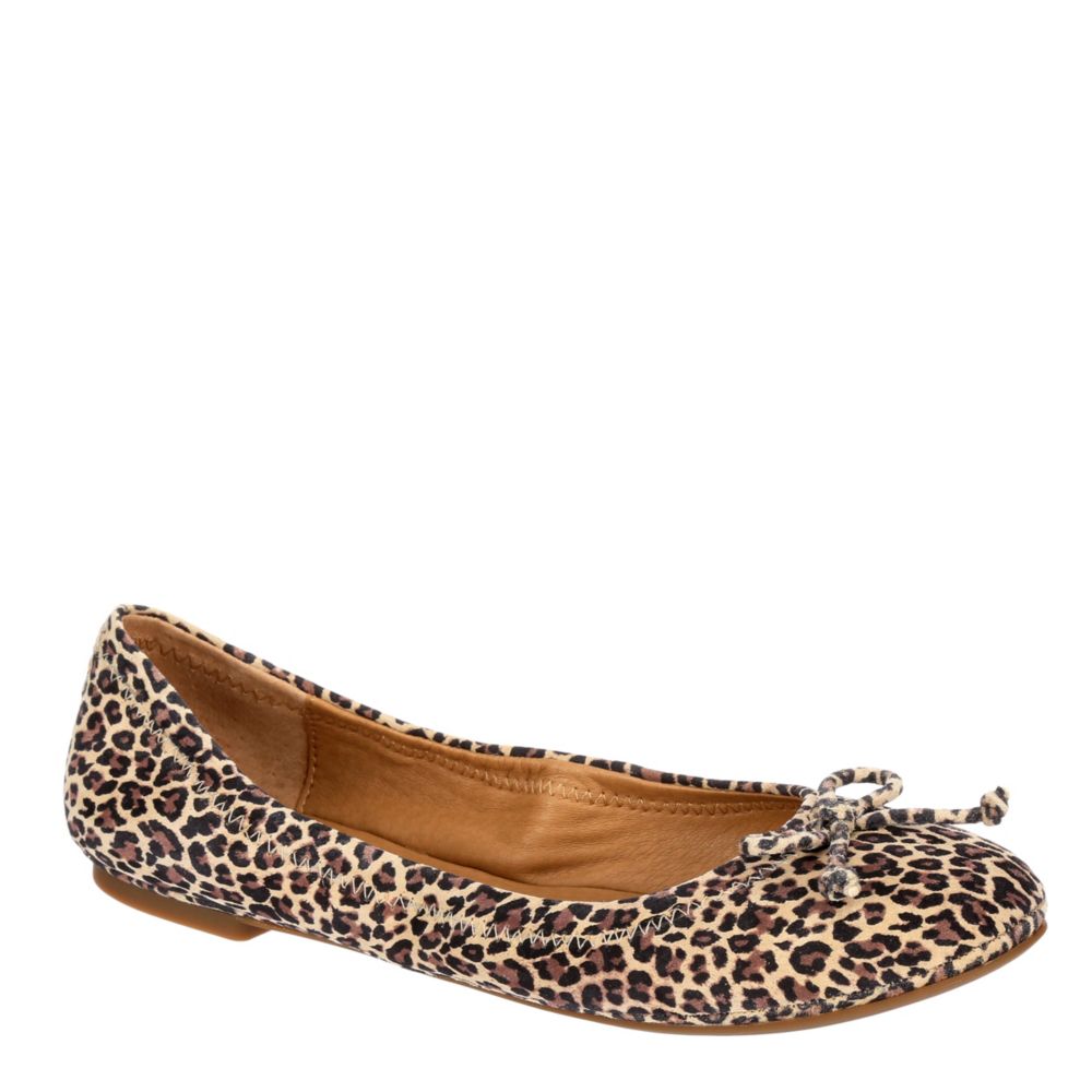 lucky brand leopard flats
