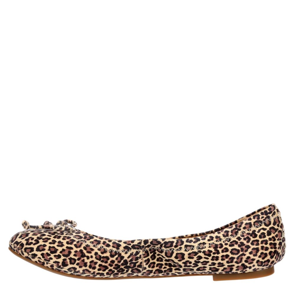 LUCKY BRAND Womens Eadda Flat - LEOPARD