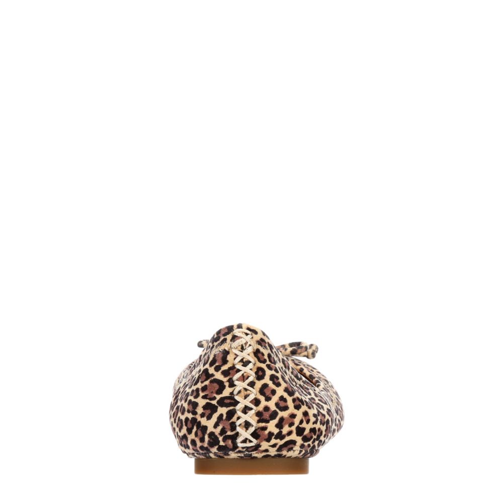 LUCKY BRAND Womens Eadda Flat - LEOPARD