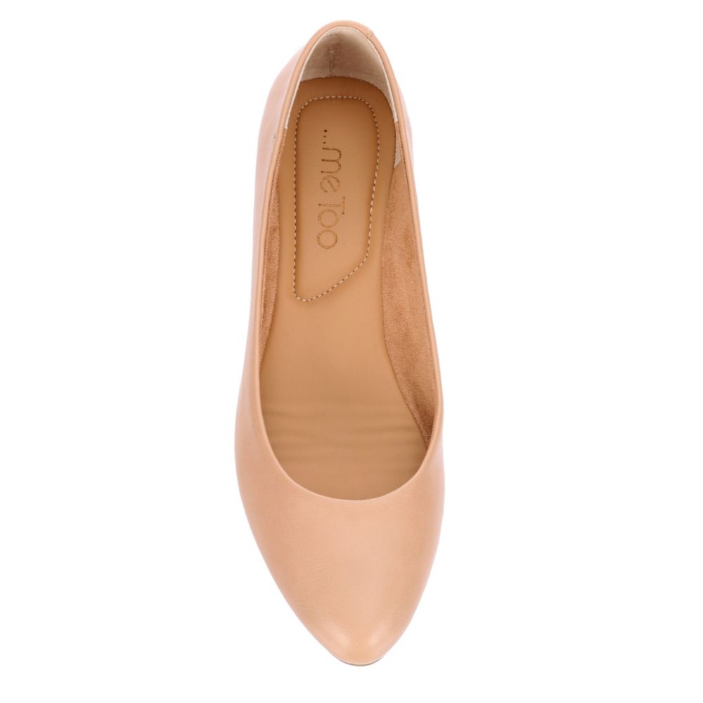ME TOO Womens Ariane Flat - NATURAL