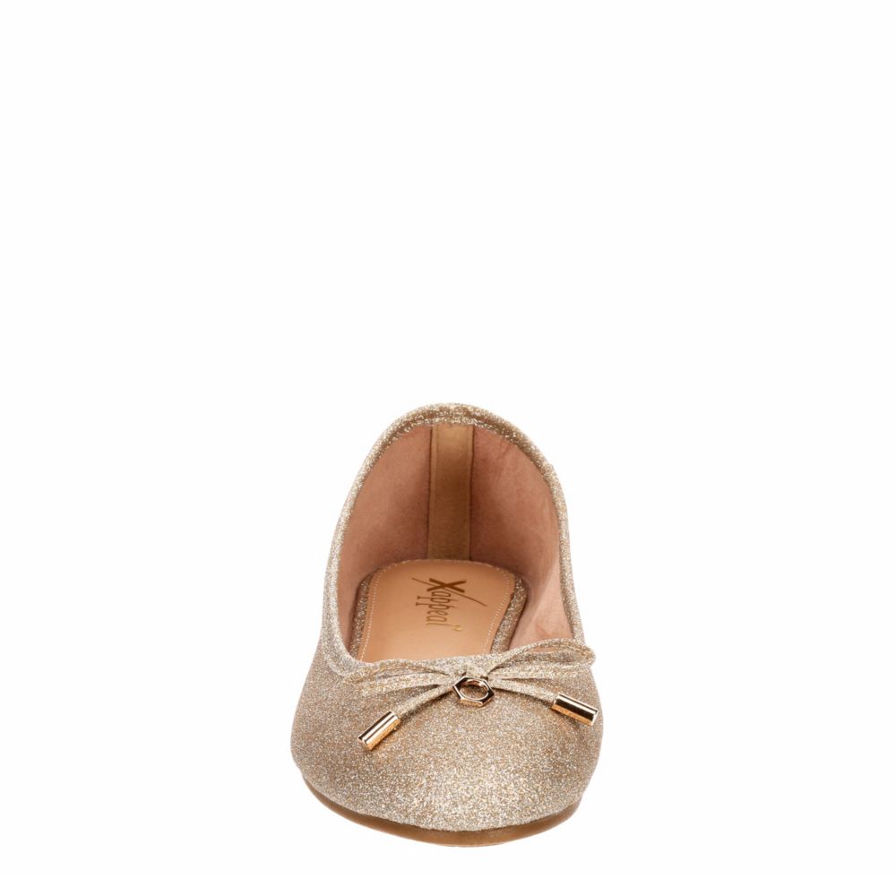 XAPPEAL Womens Zada Flat - GOLD