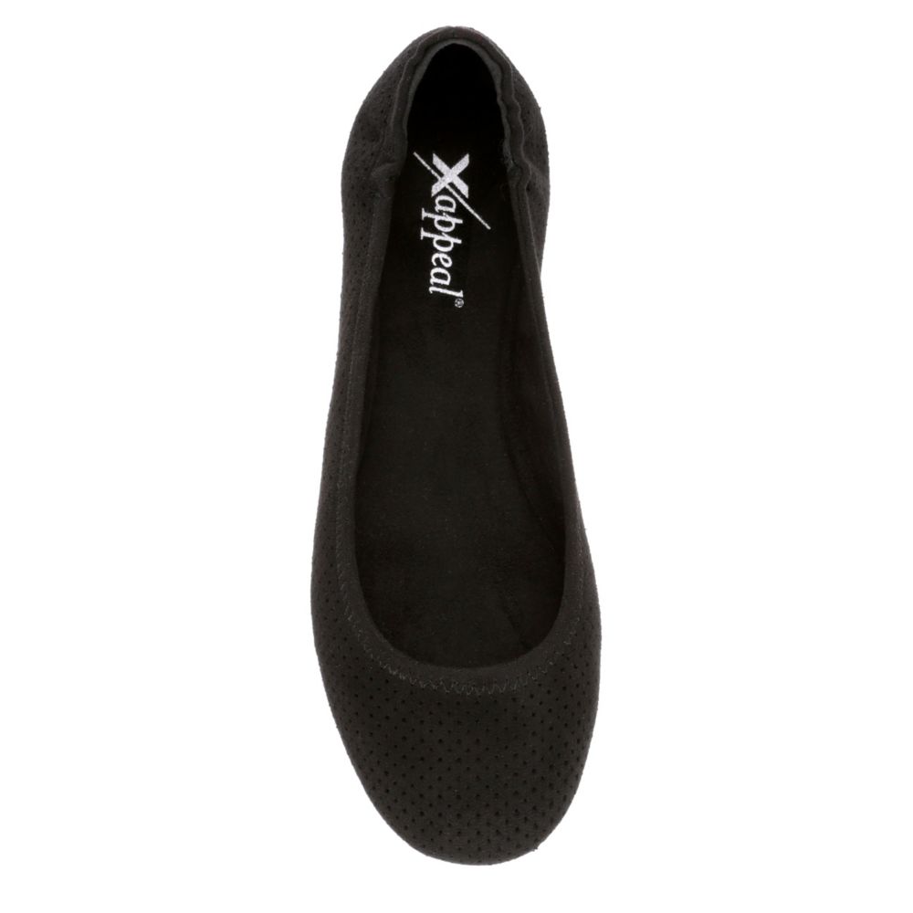 XAPPEAL Womens Clarisa Flat - BLACK