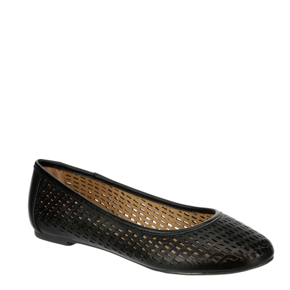 LUCKY BRAND Womens Elsina Flat - BLACK
