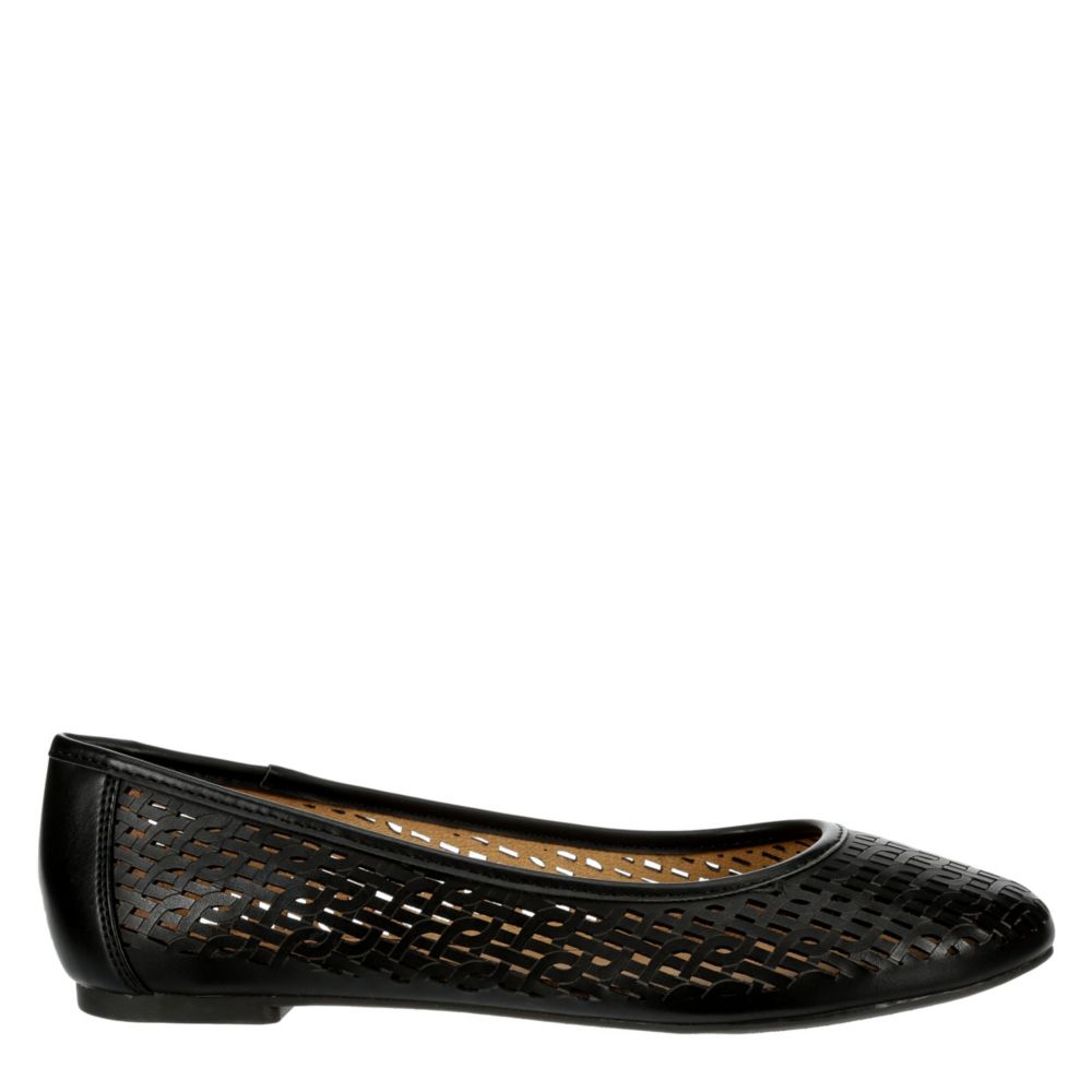 LUCKY BRAND Womens Elsina Flat - BLACK