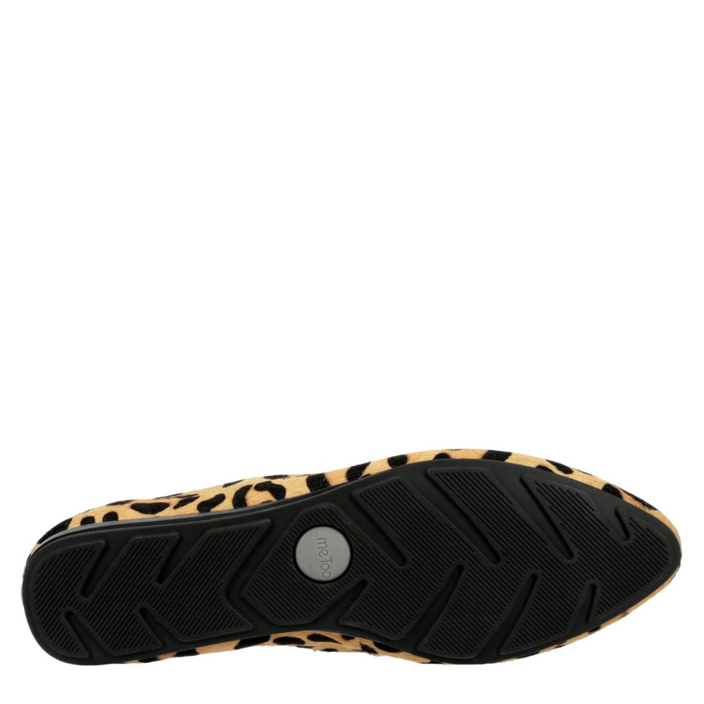 ME TOO Womens Ariane Flat - LEOPARD