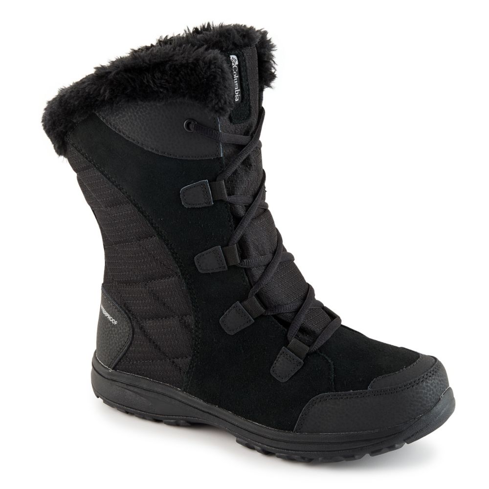 women's black columbia boots